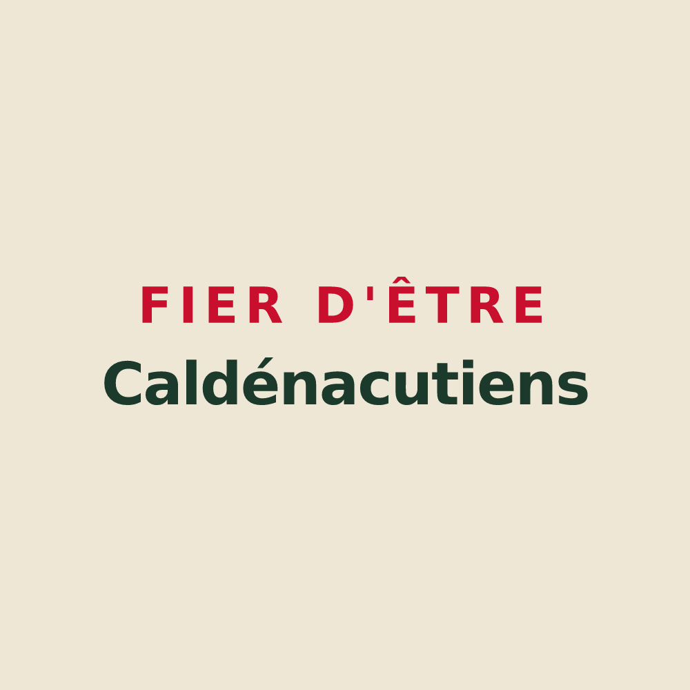 Tote bag « Fier d'être Caldénacutiens » — design pour Chambroncourt