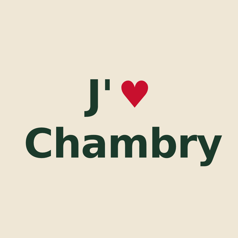 Tote bag personnalisé Chambry — design J'aime Chambry