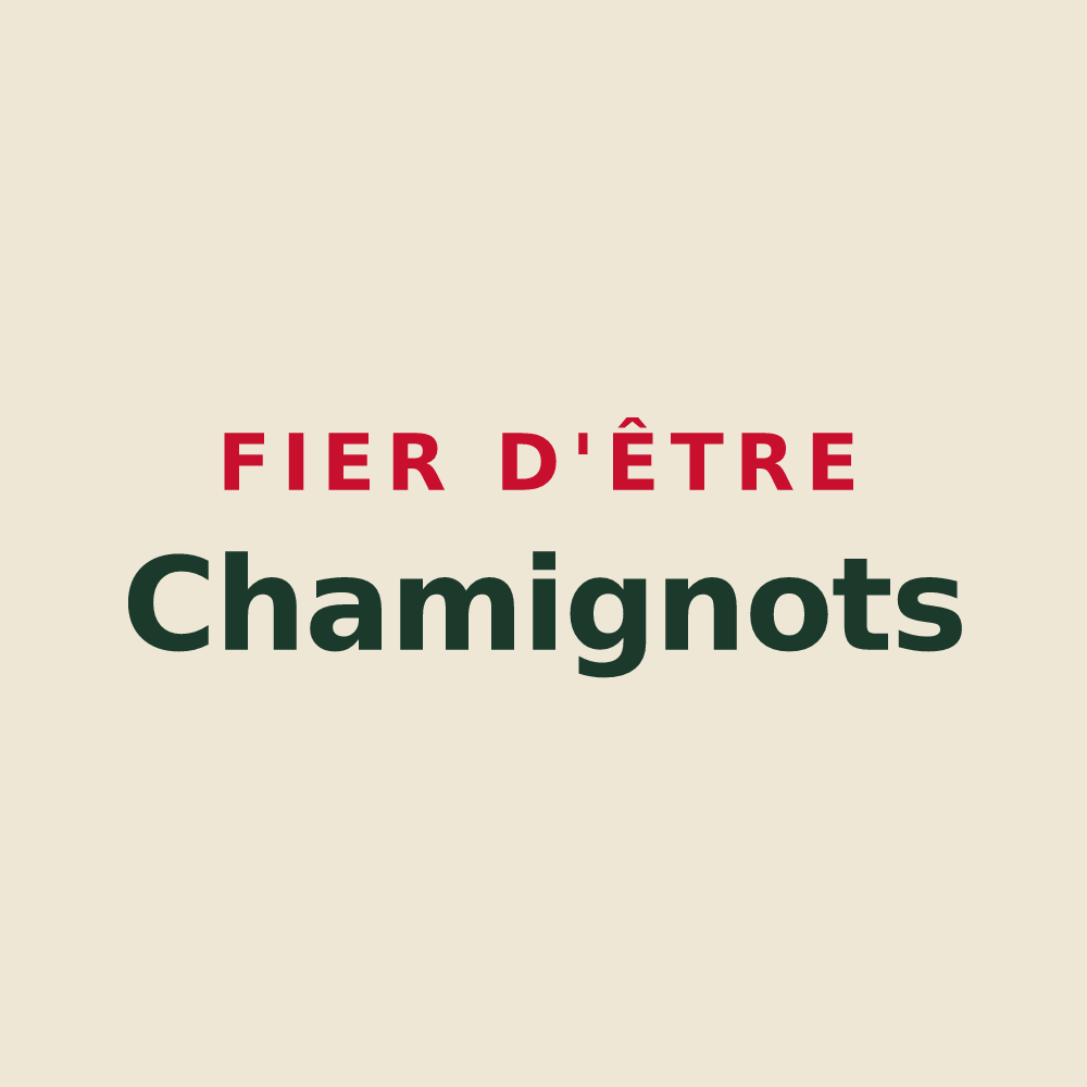 Tote bag « Fier d'être Chamignots » — design pour Chamigny