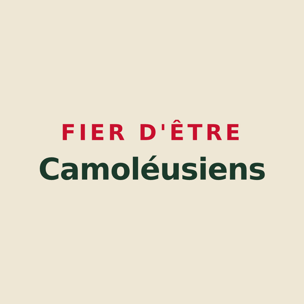 Tote bag « Fier d'être Camoléusiens » — design pour Chamouilley