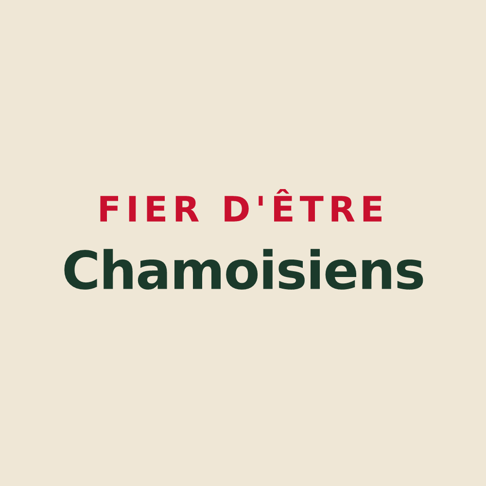 Tote bag « Fier d'être Chamoisiens » — design pour Chamoy
