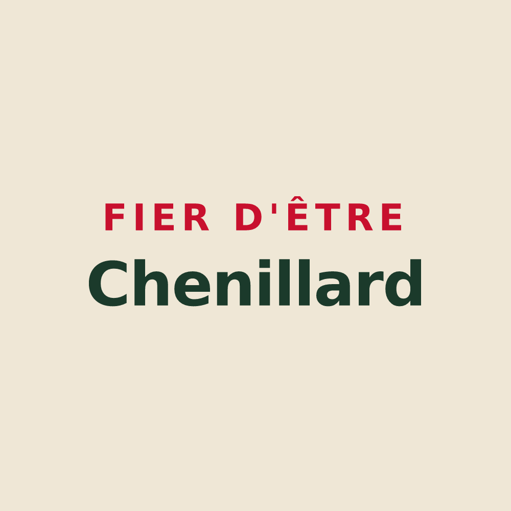 Tote bag « Fier d'être Chenillard » — design pour Champ-sur-Drac