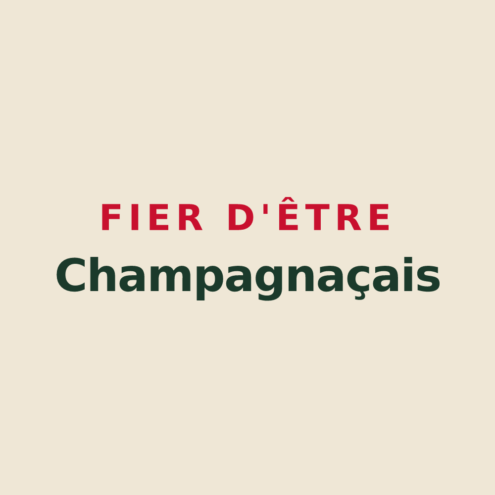 Tote bag « Fier d'être Champagnaçais » — design pour Champagnac