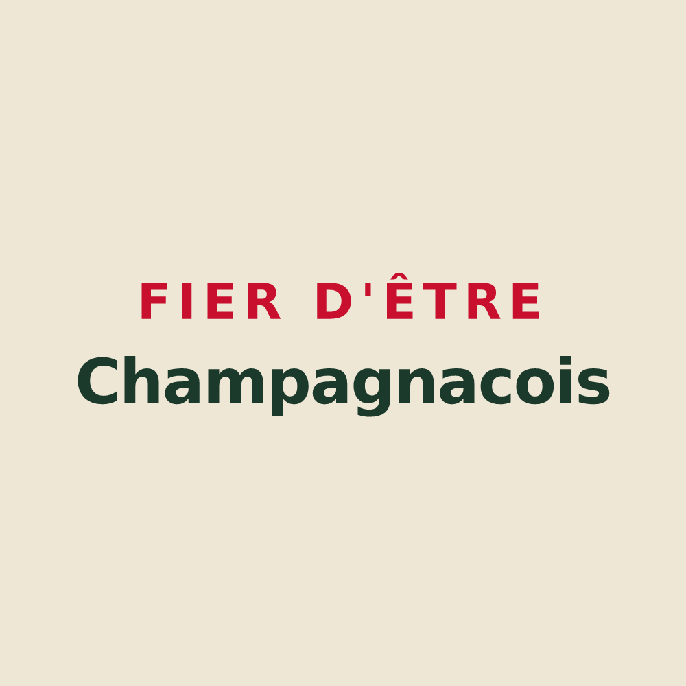 Tote bag « Fier d'être Champagnacois » — design pour Champagnac-la-Noaille