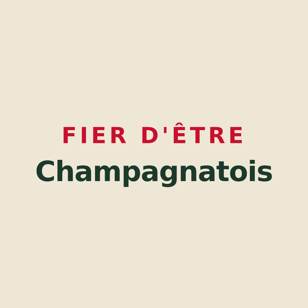 Tote bag « Fier d'être Champagnatois » — design pour Champagnat
