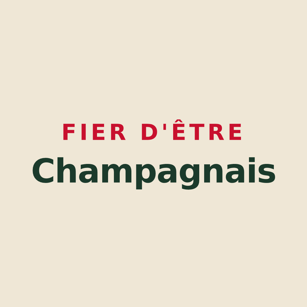 Tote bag « Fier d'être Champagnais » — design pour Champagne