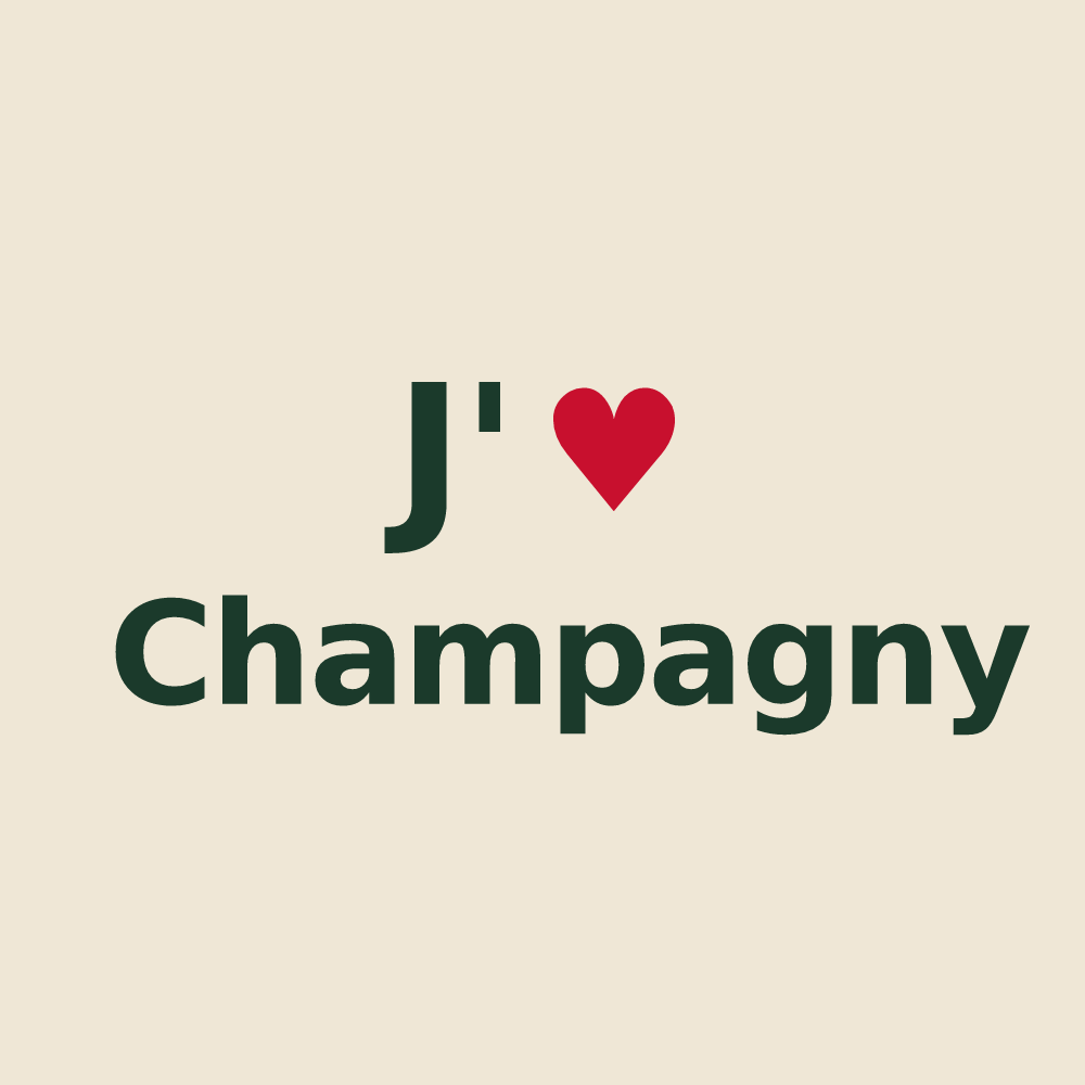 Tote bag personnalisé Champagny — design J'aime Champagny