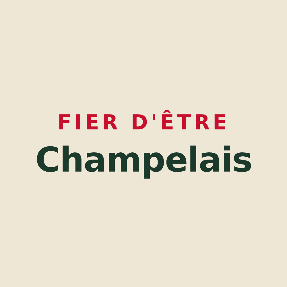 Tote bag « Fier d'être Champelais » — design pour Champeaux