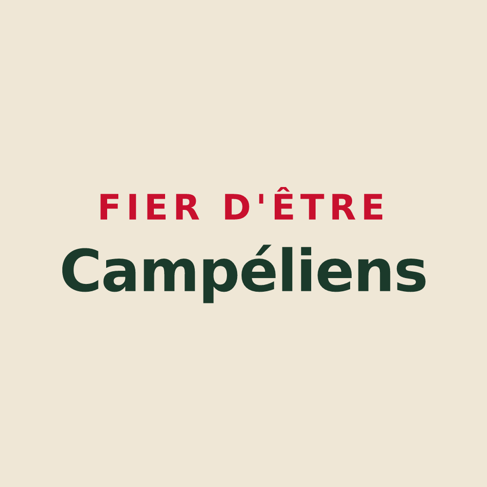 Tote bag « Fier d'être Campéliens » — design pour Champeaux