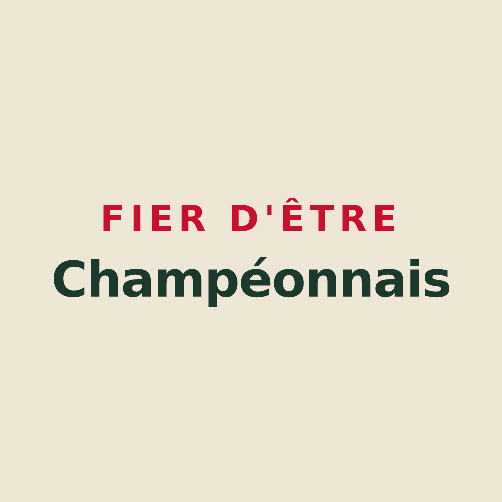 Tote bag « Fier d'être Champéonnais » — design pour Champéon