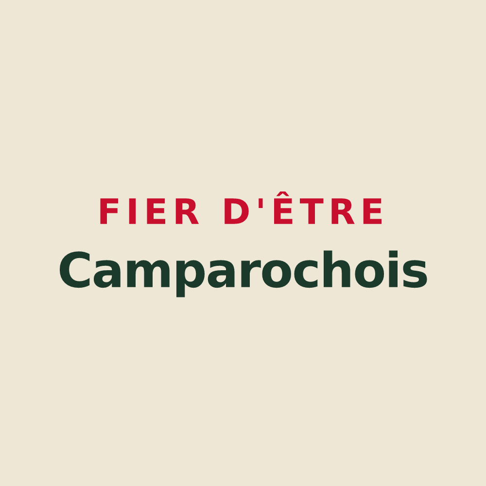 Tote bag « Fier d'être Camparochois » — design pour Champigny en Rochereau