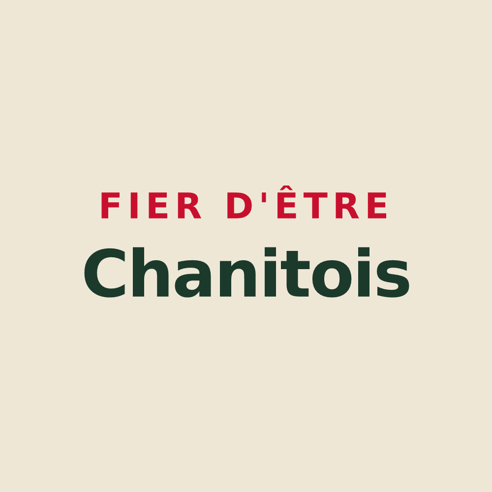 Tote bag « Fier d'être Chanitois » — design pour Champlitte