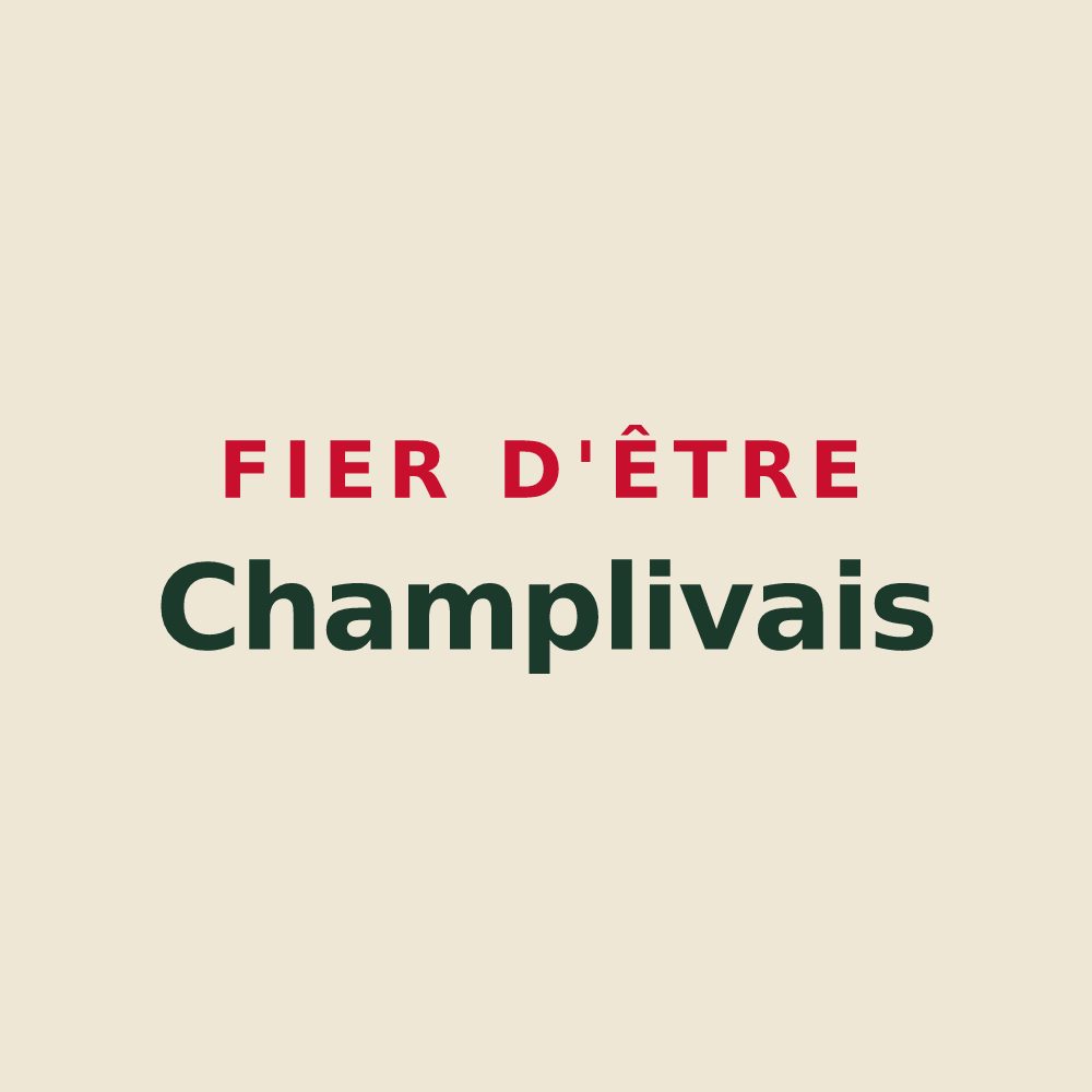 Tote bag « Fier d'être Champlivais » — design pour Champlive