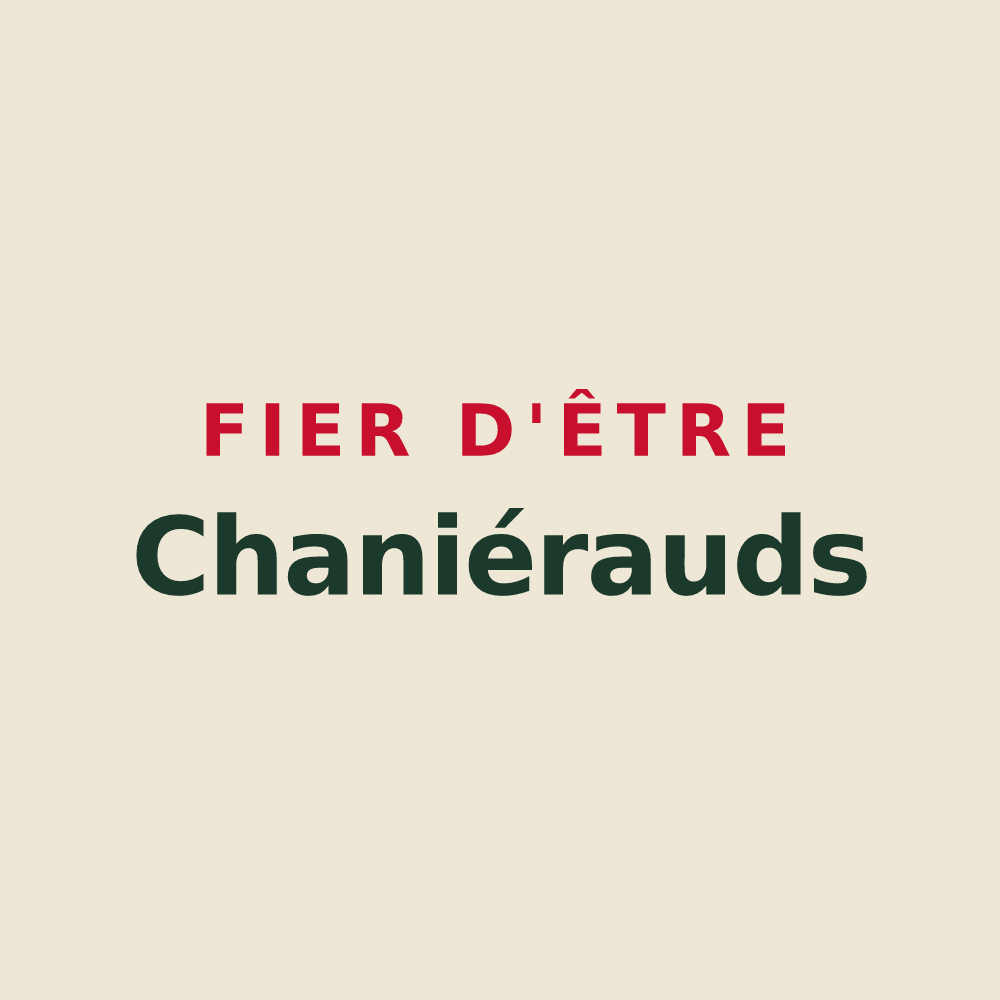 Tote bag « Fier d'être Chaniérauds » — design pour Champniers