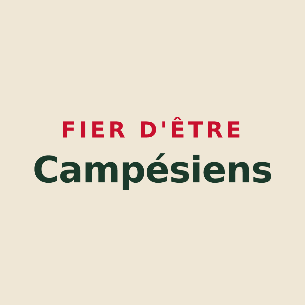 Tote bag « Fier d'être Campésiens » — design pour Champs-sur-Marne