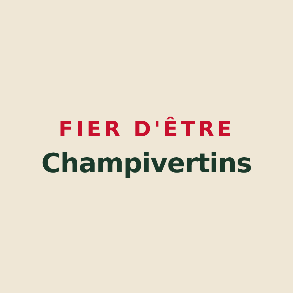 Tote bag « Fier d'être Champivertins » — design pour Champvert