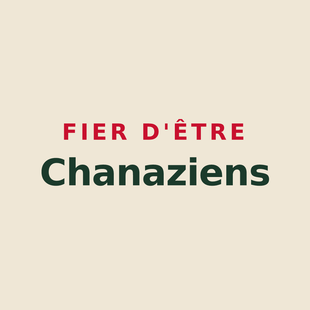 Tote bag « Fier d'être Chanaziens » — design pour Chanaz