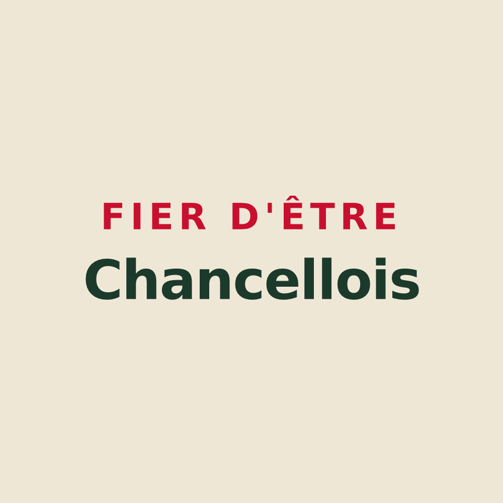 Tote bag « Fier d'être Chancellois » — design pour Chanceaux-près-Loches