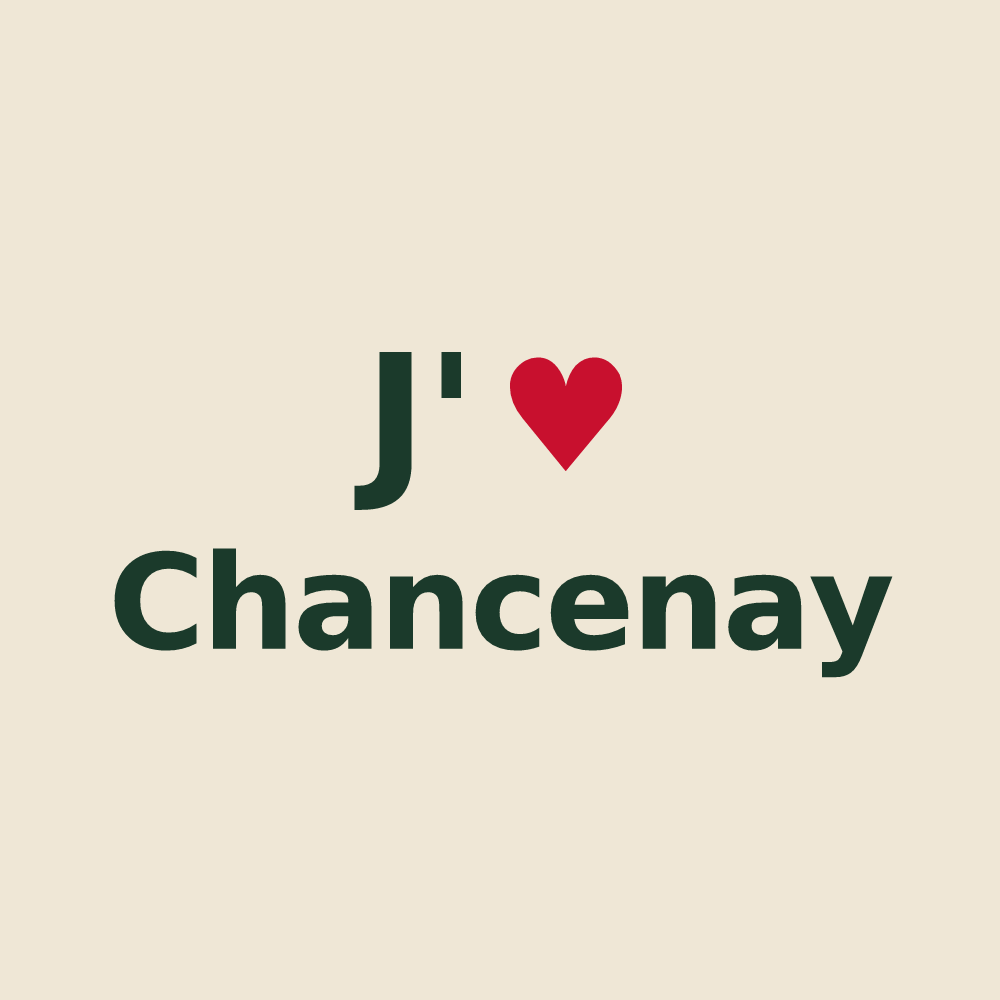 Tote bag personnalisé Chancenay — design J'aime Chancenay