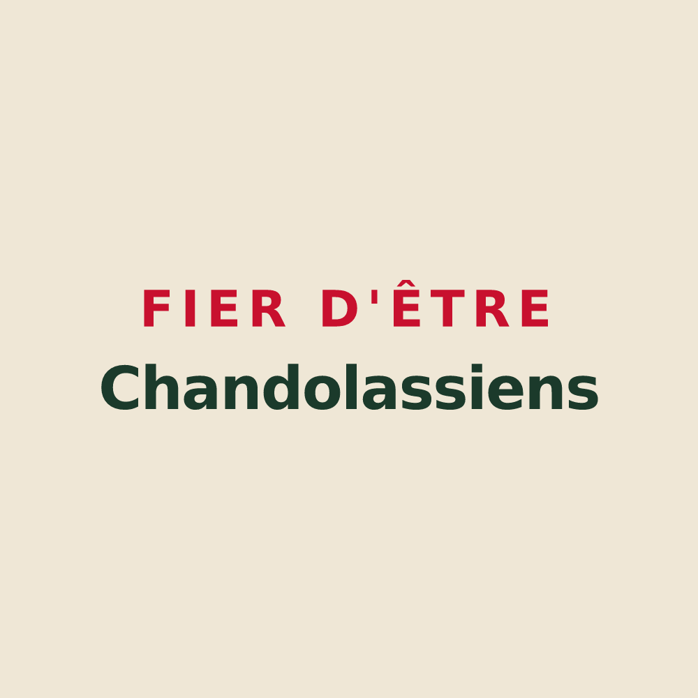 Tote bag « Fier d'être Chandolassiens » — design pour Chandolas
