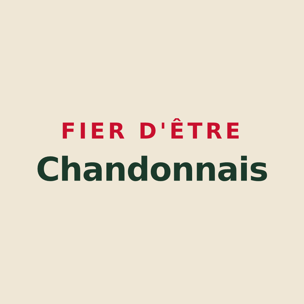 Tote bag « Fier d'être Chandonnais » — design pour Chandon