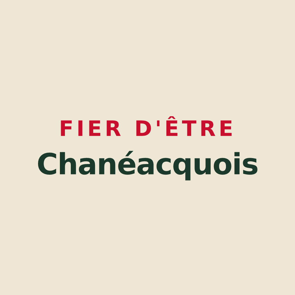 Tote bag « Fier d'être Chanéacquois » — design pour Chanéac