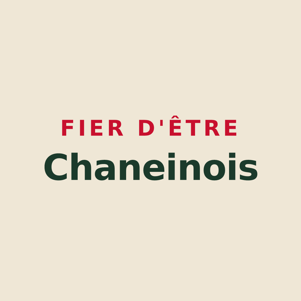 Tote bag « Fier d'être Chaneinois » — design pour Chaneins