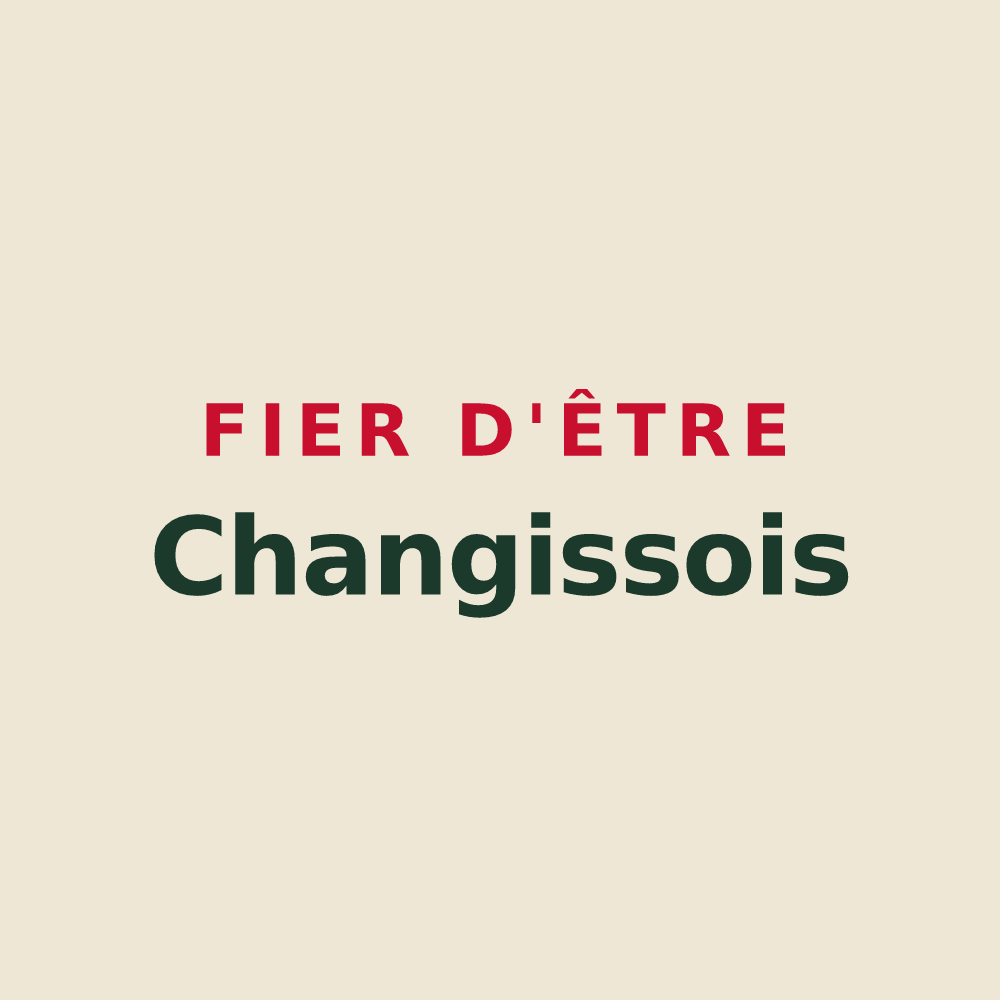 Tote bag « Fier d'être Changissois » — design pour Changis-sur-Marne