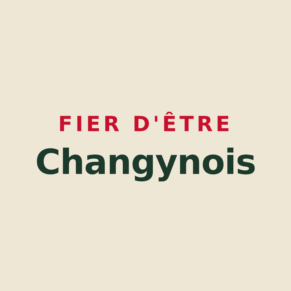 Tote bag « Fier d'être Changynois » — design pour Changy