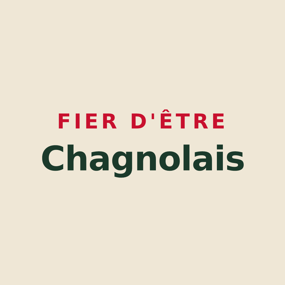 Tote bag « Fier d'être Chagnolais » — design pour Chaniers