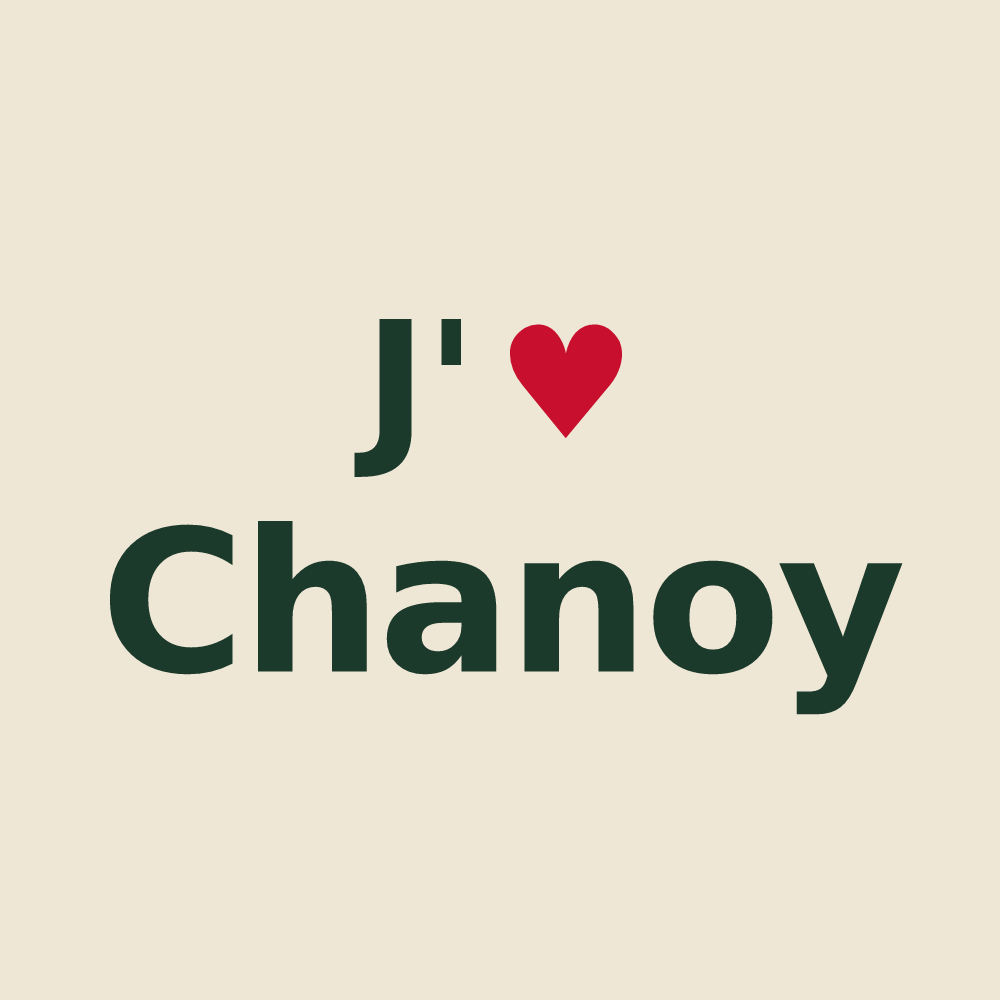 Tote bag personnalisé Chanoy — design J'aime Chanoy