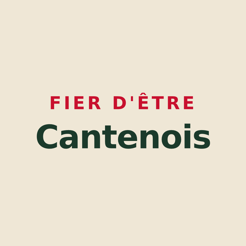 Tote bag « Fier d'être Cantenois » — design pour Chanteheux