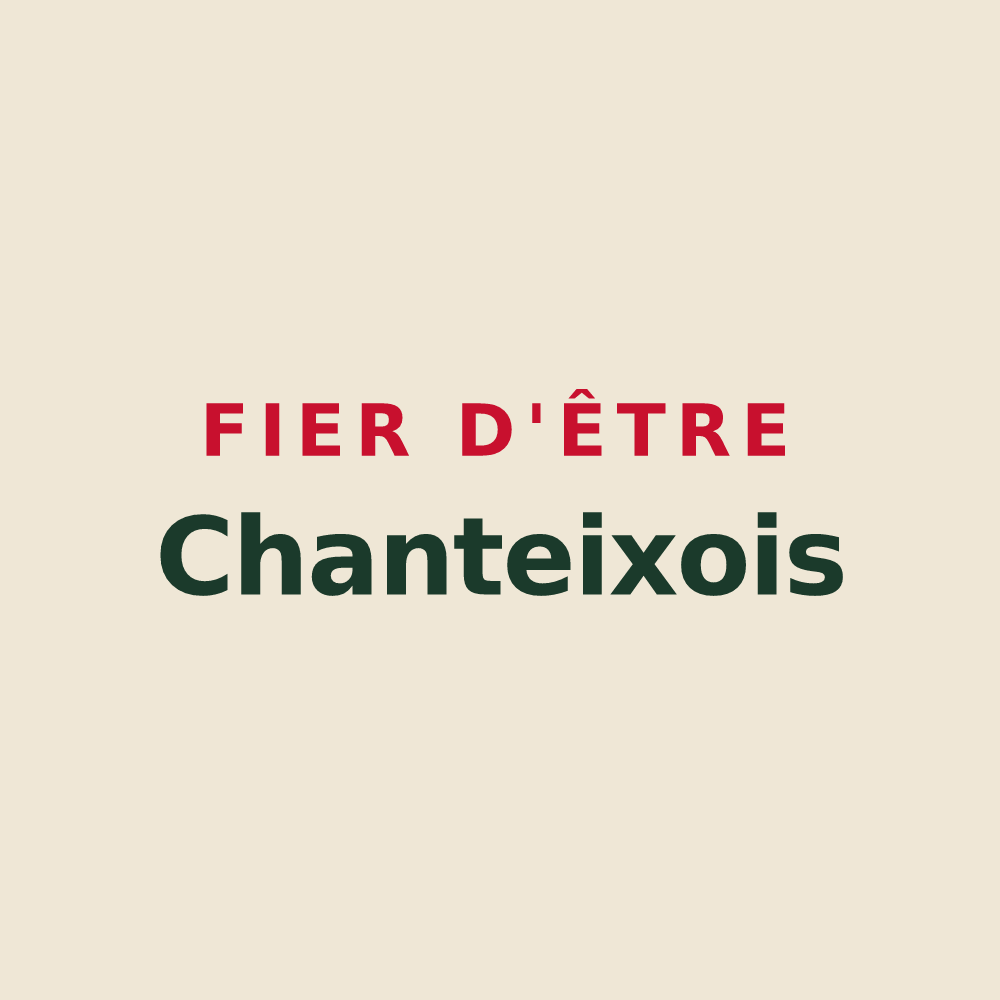 Tote bag « Fier d'être Chanteixois » — design pour Chanteix