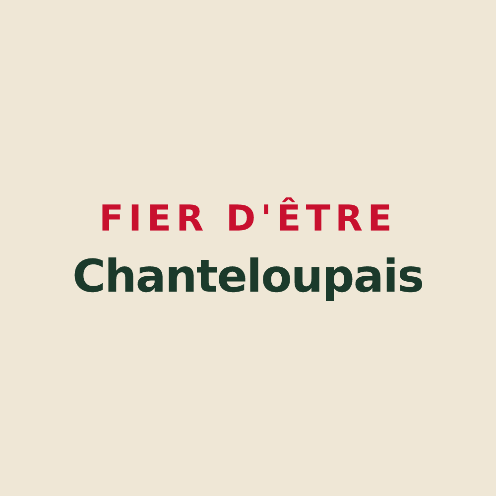Tote bag « Fier d'être Chanteloupais » — design pour Chanteloup