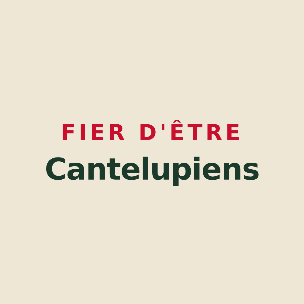 Tote bag « Fier d'être Cantelupiens » — design pour Chanteloup-les-Bois