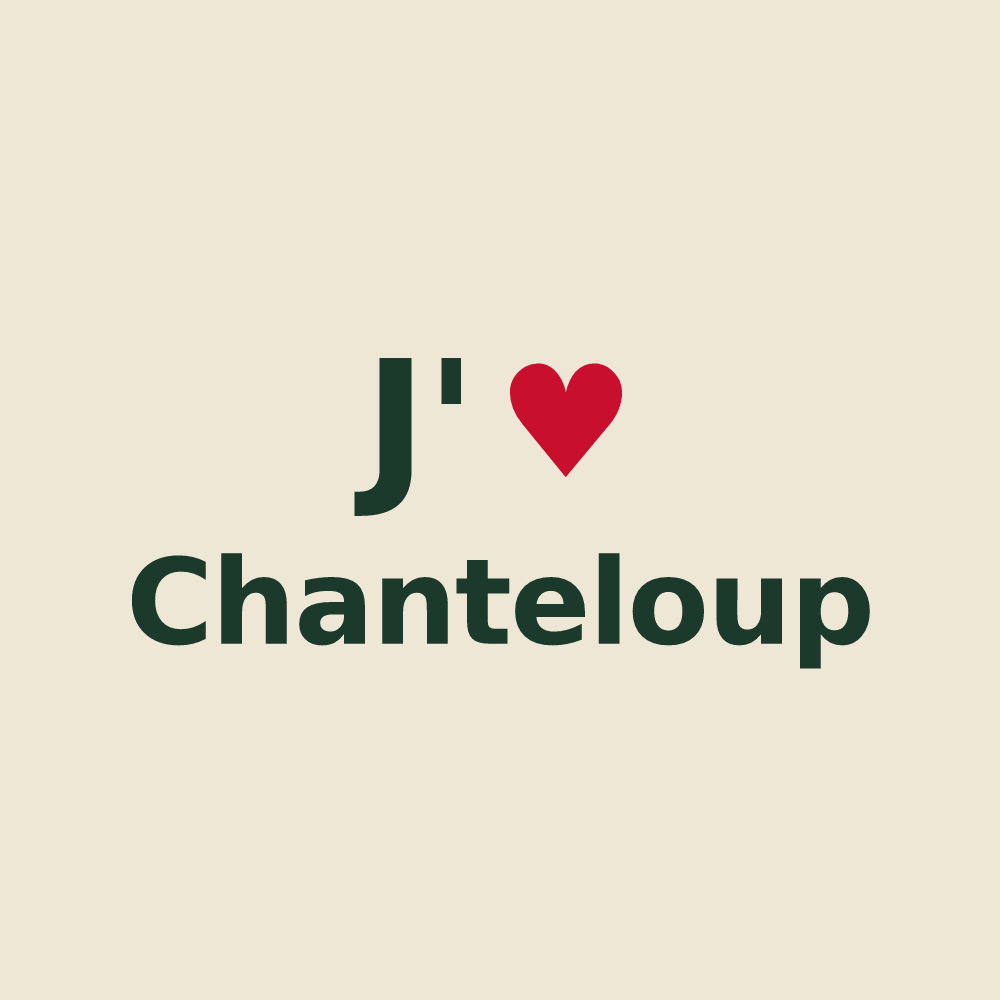 Tote bag personnalisé Chanteloup — design J'aime Chanteloup