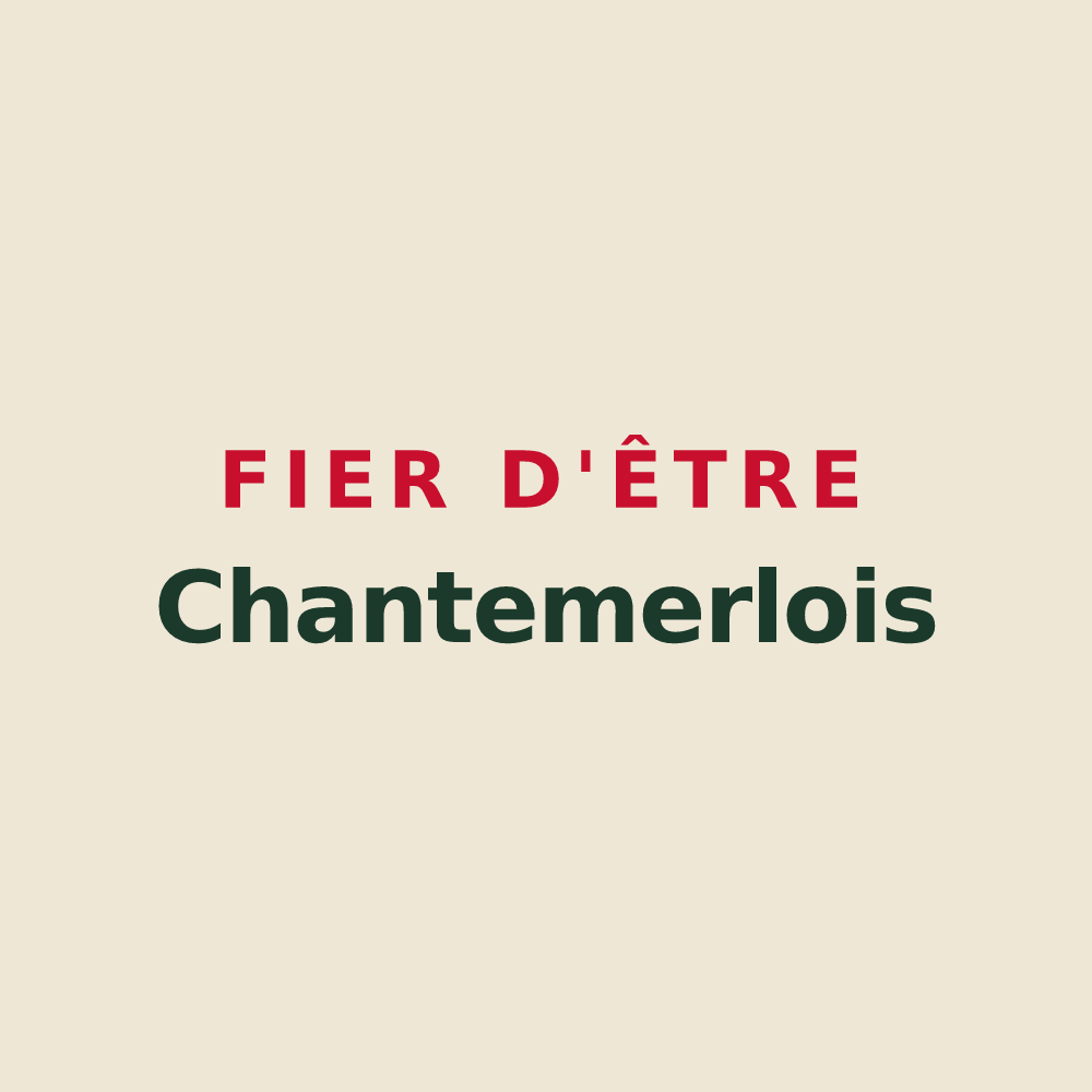 Tote bag « Fier d'être Chantemerlois » — design pour Chantemerle-sur-la-Soie