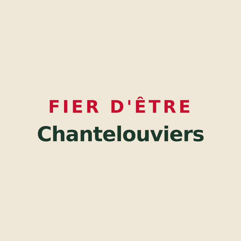 Tote bag « Fier d'être Chantelouviers » — design pour Chantepérier