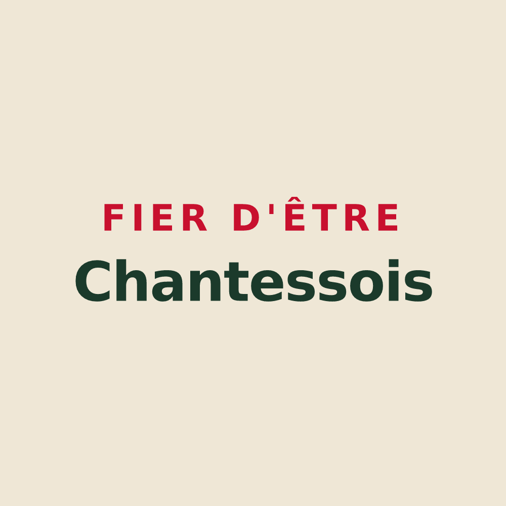 Tote bag « Fier d'être Chantessois » — design pour Chantesse