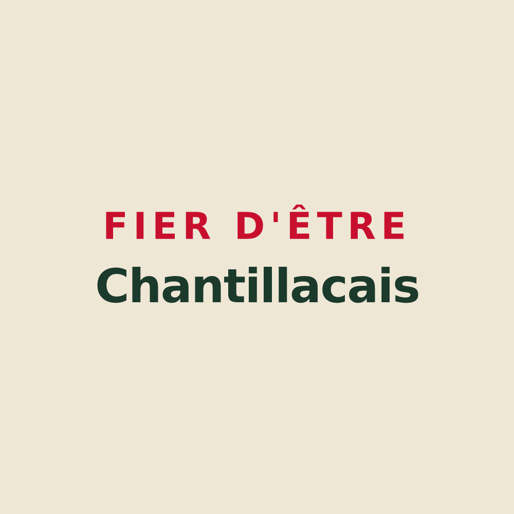 Tote bag « Fier d'être Chantillacais » — design pour Chantillac