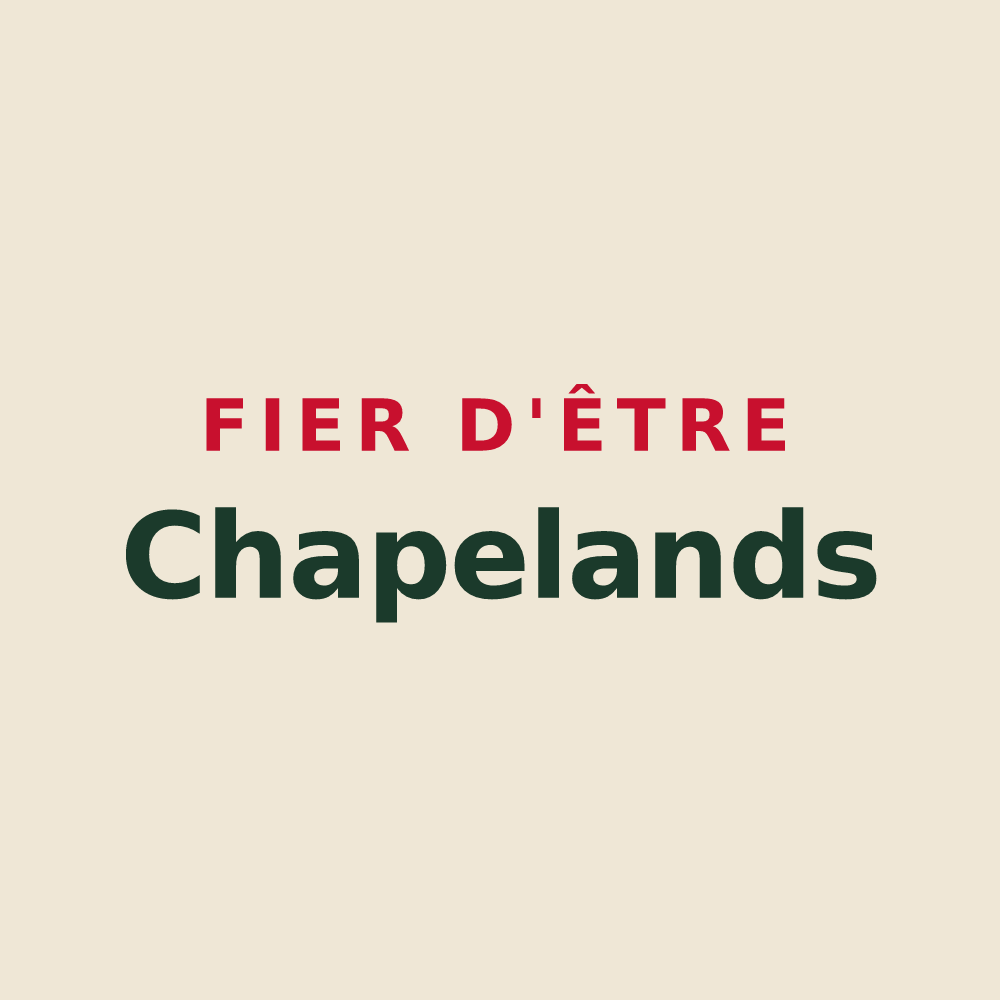Tote bag « Fier d'être Chapelands » — design pour Chapelle-des-Bois
