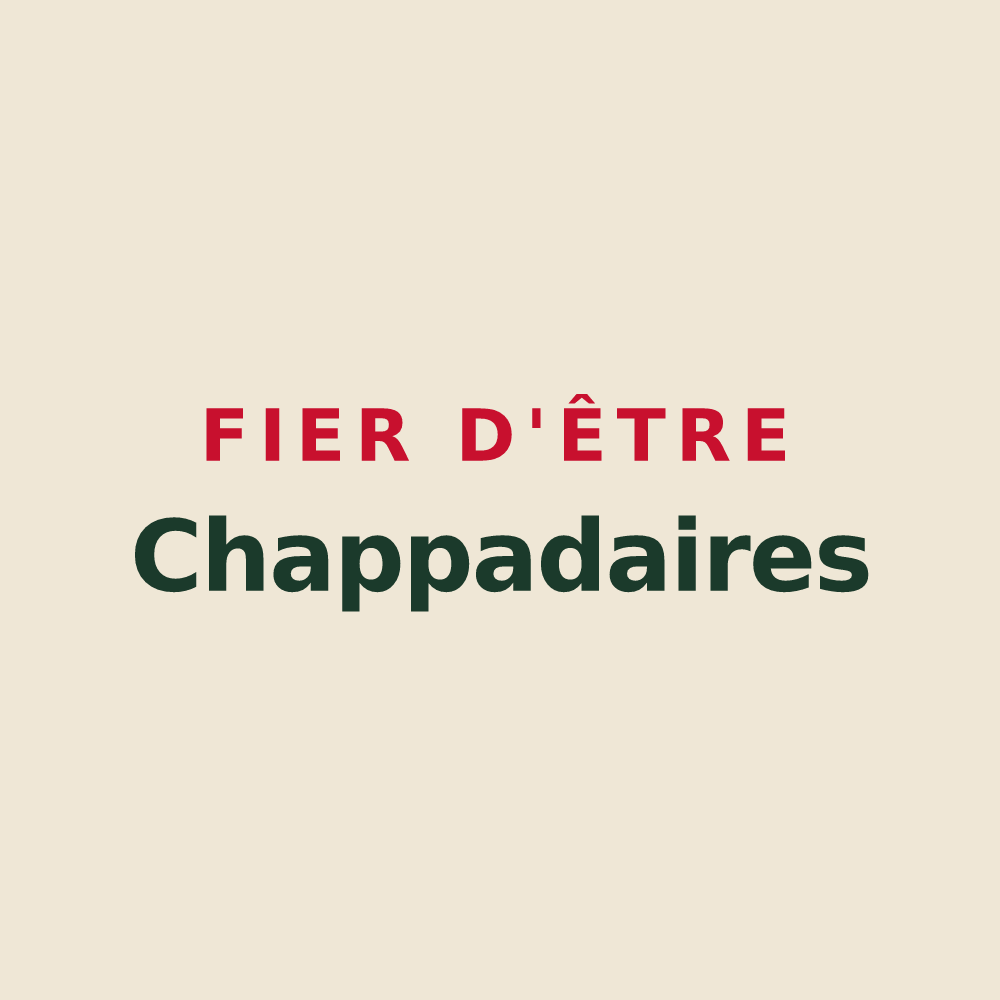 Tote bag « Fier d'être Chappadaires » — design pour Chappes