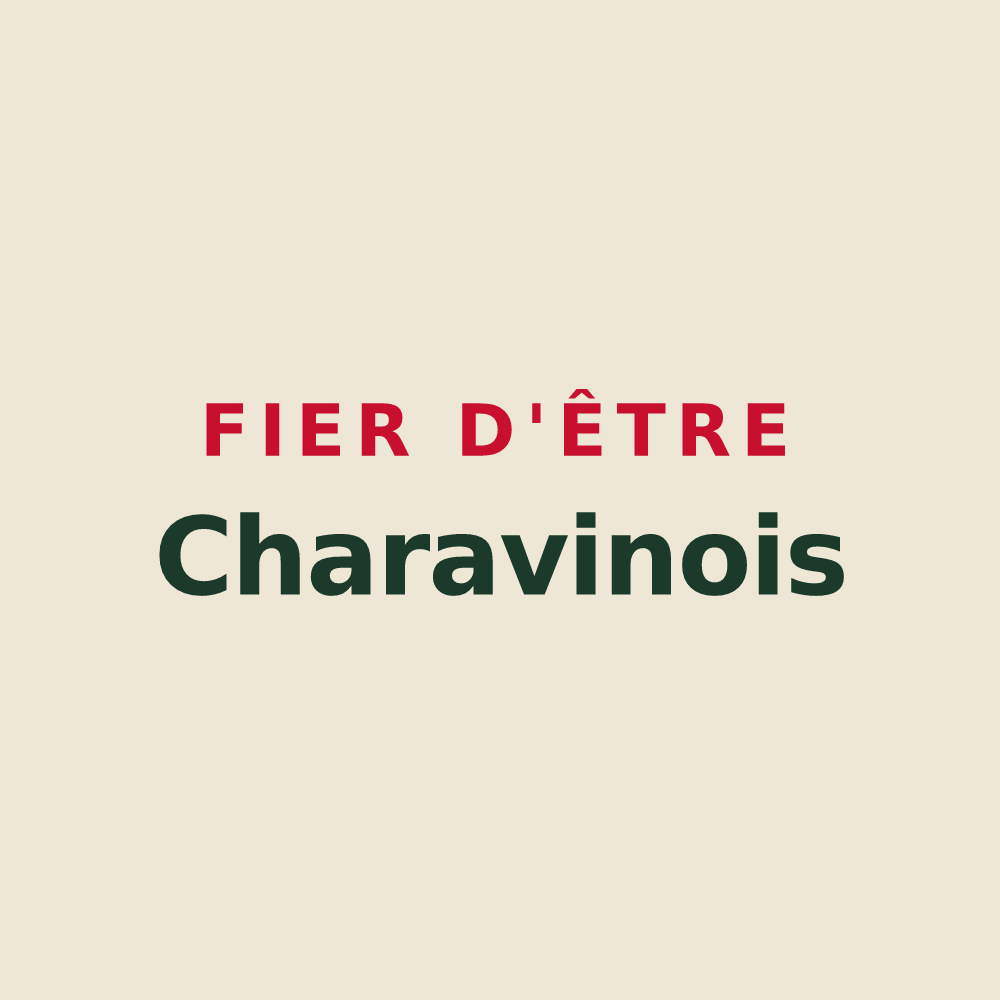 Tote bag « Fier d'être Charavinois » — design pour Charavines