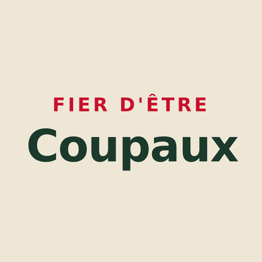 Tote bag « Fier d'être Coupaux » — design pour Charbonnières-les-Varennes
