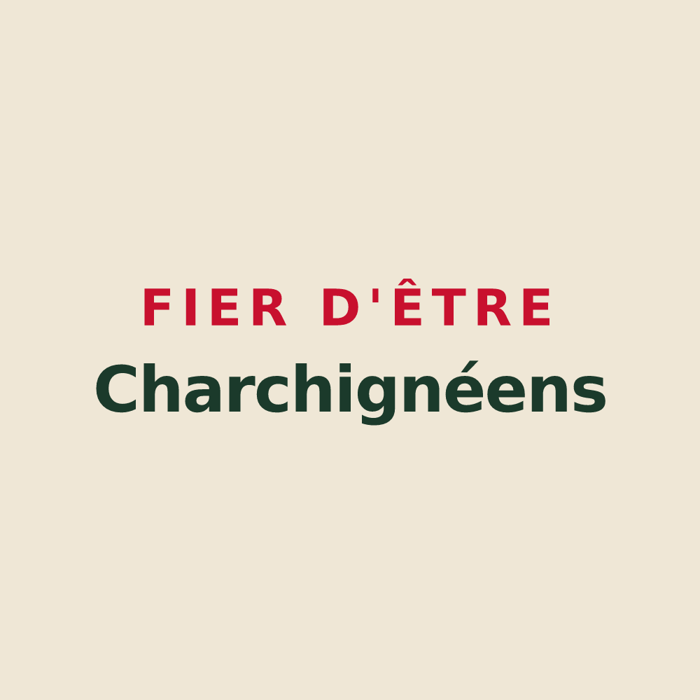 Tote bag « Fier d'être Charchignéens » — design pour Charchigné