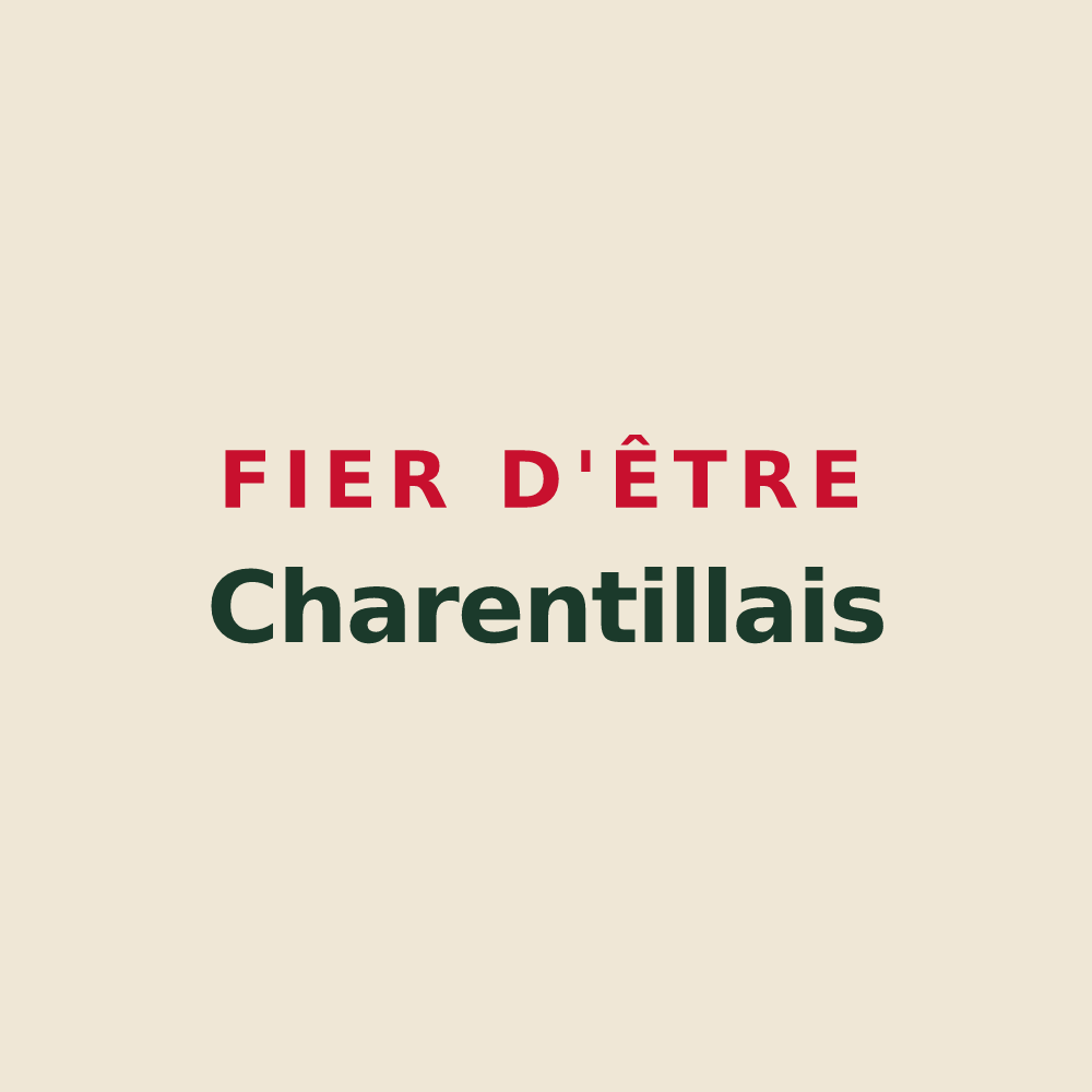 Tote bag « Fier d'être Charentillais » — design pour Charentilly