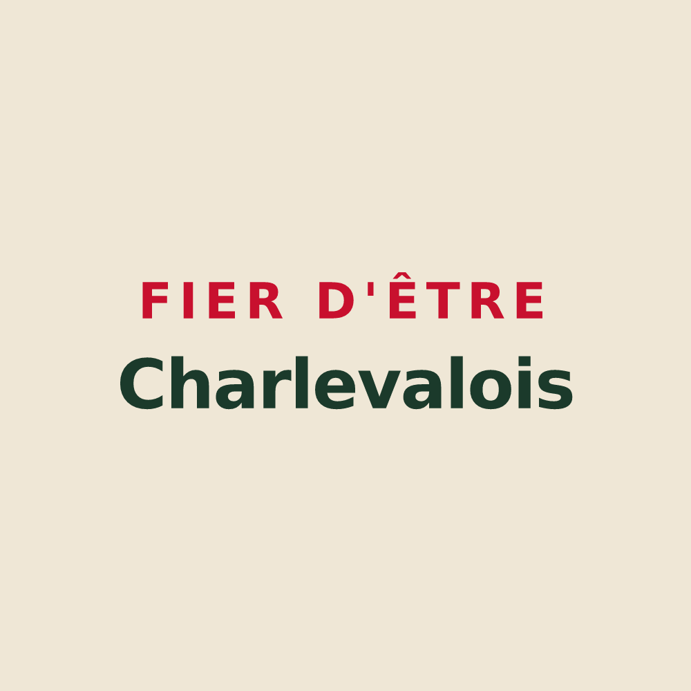 Tote bag « Fier d'être Charlevalois » — design pour Charleval