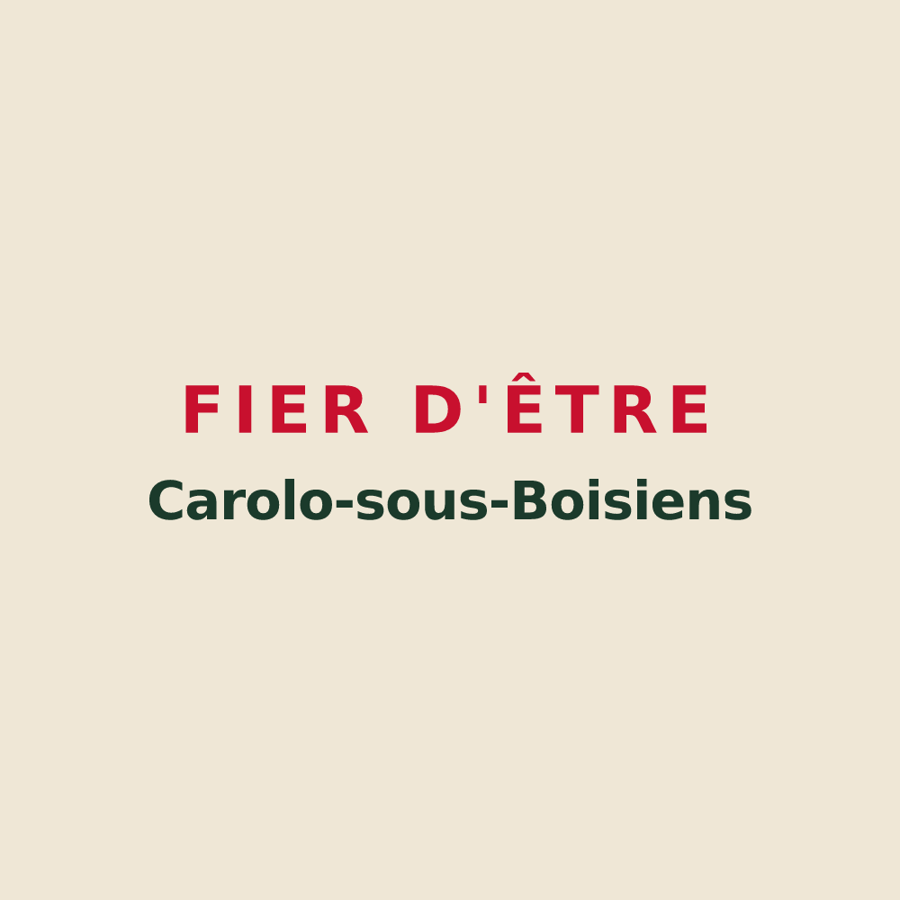 Tote bag « Fier d'être Carolo-sous-Boisiens » — design pour Charleville-sous-Bois