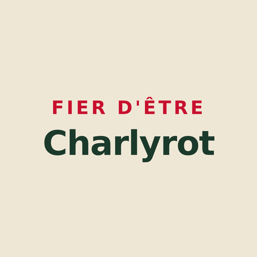 Tote bag « Fier d'être Charlyrot » — design pour Charly