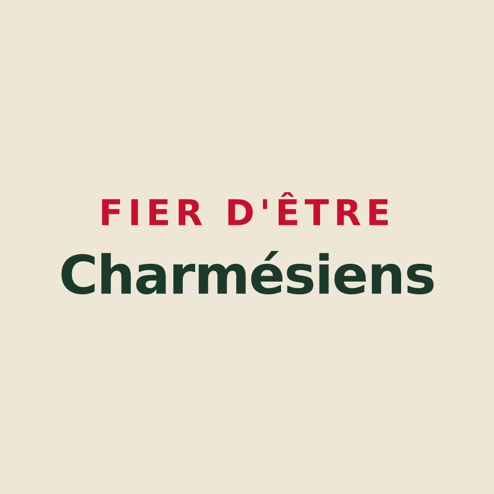 Tote bag « Fier d'être Charmésiens » — design pour Charmé